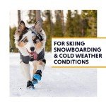 Ruffwear, Polar Trex Waterproof Winter Dog Boots with Rubber Soles for Cold Weather, Obsidian Black, 2.50 in (2 Boots)