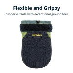 Ruffwear, Hi & Light Trail Shoes, On-The-Trail Paw Protection for Dogs, River Rock Green, 1.75"