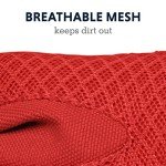 Ruffwear, Grip Trex Dog Boots, Outdoor Booties with Rubber Soles for Hiking and Running, Red Sumac, 2.25 in