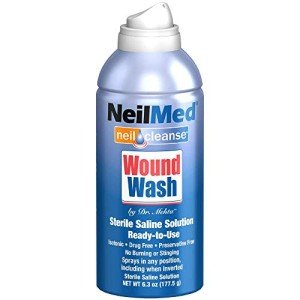 NeilMed Sterile Saline Wound Wash, 6.3 Ounce
