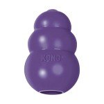 KONG Senior - Dog Toy with Gentle, Natural Rubber - Durable Dog Toy for Older Dogs - Use Treats with Stuffable Chew Toy - Treat Toy for Chewing & Fetching - for Small Dogs