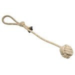 Franklin Pet Supply Co. Natural Rope Dog Toys - 4 Pack - Play Fetch + Tug of War - Dog Teething - Puppy Chew +Teething Toy