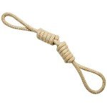 Franklin Pet Supply Co. Natural Rope Dog Toys - 4 Pack - Play Fetch + Tug of War - Dog Teething - Puppy Chew +Teething Toy