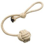 Franklin Pet Supply Co. Natural Rope Dog Toys - 4 Pack - Play Fetch + Tug of War - Dog Teething - Puppy Chew +Teething Toy