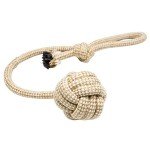 Franklin Pet Supply Co. Natural Rope Dog Toys - 4 Pack - Play Fetch + Tug of War - Dog Teething - Puppy Chew +Teething Toy