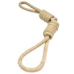 Franklin Pet Supply Co. Natural Rope Dog Toys - 4 Pack - Play Fetch + Tug of War - Dog Teething - Puppy Chew +Teething Toy