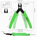P.I.T. Small Wire Cutters, Diagonal Cutting Pliers, Precision Mini Flush Cut Pliers, Micro Cutter for Soft Copper Wire,Floral, Jewelry, Electronics, Model Craft,Heating Wire,3d Print,5''