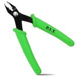 P.I.T. Small Wire Cutters, Diagonal Cutting Pliers, Precision Mini Flush Cut Pliers, Micro Cutter for Soft Copper Wire,Floral, Jewelry, Electronics, Model Craft,Heating Wire,3d Print,5''