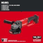 CRAFTSMAN V20* Angle Grinder, Small, 4-1/2-Inch, Tool Only (CMCG400B)