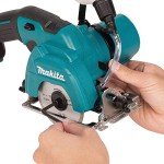 Makita CC02Z 12V MAX CXT Lithium-Ion Cordless Tile/Glass Saw, 3-3/8"