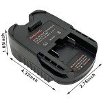 XFYBZN Battery Adapter for Makita to Ridgid AEG 18V Cordless Tool, Convert for Makita 18V BL1860 BL1850 BL1830B Li-ion Battery to Ridgid 18-Volt Hyper Lithium-Ion Power Tool Battery