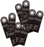 Ryker Hardware Oscillating Tool Blades: Wood Multitool Blades Compatible with Fein Multimaster, Porter Cable, DeWalt, Bosch, Ryobi, Makita, Milwaukee, Rockwell