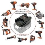 XFYBZN Battery Adapter for Makita to Ridgid AEG 18V Cordless Tool, Convert for Makita 18V BL1860 BL1850 BL1830B Li-ion Battery to Ridgid 18-Volt Hyper Lithium-Ion Power Tool Battery