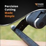 Quick Release Oscillating Saw Blades - 10 Piece Tool Set | Universal Fit Bi-Metal Blade for Cutting Wood Metal | Multitool Blades for Fein Multimaster, Dewalt, Makita, Milwaukee, Rockwell, Dremel