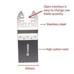 Diagtree 20PCS Bi-Metal Oscillating Multitool Quick Release Oscillating Saw Blades Fits Fein Multimaster, Porter Cable, Black&Decker, Bosch Craftsman, Ridgid, Makita, Milwaukee, Dewalt etc