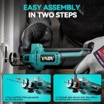Cordless Drywall Cut-Out Tool for Makita 18V Battery, 3 Speed Adjustable Brushless Rotary Saw with Up to 30000 RPM, Compact Spiral Saw Kit for Cutting Wood Drywall,Sheetrock,Wood, (Bare Tool Only)