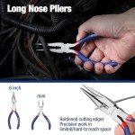 7-Piece WORKPRO Plier Set for DIY Projects