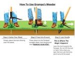 Grampa's Weeder - Easy Stand-Up Weed Puller Tool