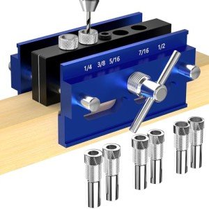 Beaiguna Self-Centering Doweling Jig Kit for Woodworking