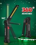 Rechargeable LED Work Light with Magnetic Base - 2 Pack