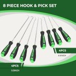 FTIHTRY 8-Piece Precision Pick and Hook Set