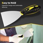 4-Piece Stainless Steel Putty Knife Set