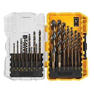 DEWALT 21-Piece Drill Bit Set, Black Oxide