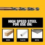 DEWALT 21-Piece Drill Bit Set, Black Oxide