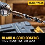 DEWALT 21-Piece Drill Bit Set, Black Oxide