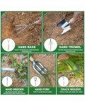 9-Piece Heavy-Duty Gardening Tool Set for Women