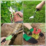 10-Piece Heavy Duty Garden Tool Set with Tote