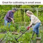 45-Inch Long Handle Hoe Garden Tool for Weeding