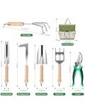 9-Piece Heavy-Duty Gardening Tool Set for Women