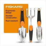 Fiskars 3-in-1 Garden Tool Set for Easy Gardening