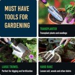 Heavy Duty 22-Piece Ergonomic Gardening Tool Set