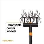 Fiskars Extendable Tiller Cultivator for Garden Lawn