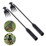 4 Teeth Garden Weed Puller Tool - 2 Pack