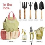 10-Piece Heavy Duty Gardening Tools Set with Bag