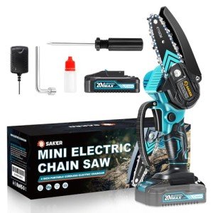 Saker Mini Cordless Electric Chainsaw for Pruning