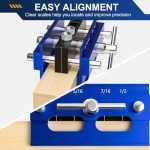 Beaiguna Self-Centering Doweling Jig Kit for Woodworking