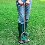 Walensee Manual Lawn Aerator with 15 Metal Spikes