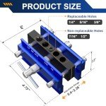Beaiguna Self-Centering Doweling Jig Kit for Woodworking