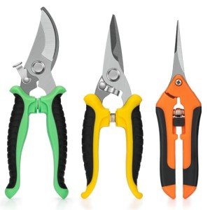 3 Pack Stainless Steel Pruning Shears Set