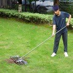 GreatBuddy Lawn Leveling Rake 30'' x 10", Heavy-Duty Stainless Steel Lawn Leveling Tool for Lawn, Soil, Sand, 78'' Extra Long Handle, Ideal for Yard, Garden