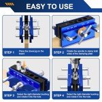 Beaiguna Self-Centering Doweling Jig Kit for Woodworking