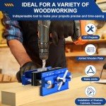Beaiguna Self-Centering Doweling Jig Kit for Woodworking