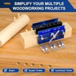 Beaiguna Self-Centering Doweling Jig Kit for Woodworking