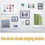 KURUI 700pcs Hardware Nails for Hanging Pictures, Assorted Kit, Up to 2" Long, Silver Galvanized Steel Picture Hanging Nails