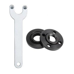 2 pcs spanner for angle grinder 224399-1 Compatible with Dewalt Ryobi Milwaukee Makita 193465-4 224399-1 224568-4，with 1 pcs Spanner Compatible with Angle Grinder Flange Nuts 5/8"-11