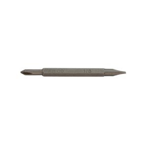 Klein Tools 13392 Replacement Bits for 4-in-1 Electronics Screwdrivers, #00 Phillips and 1/8-Inch Slotted
